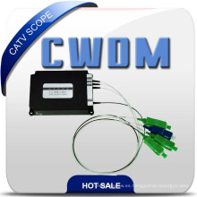 CWDM de fibra óptica del paquete de la caja del ABS con el conector de Sc / APC